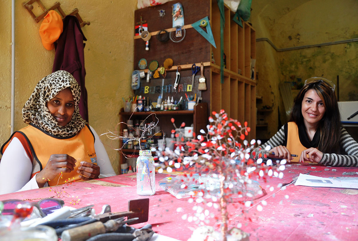 Refugees are welcome to Riace/ Please Do Not Use