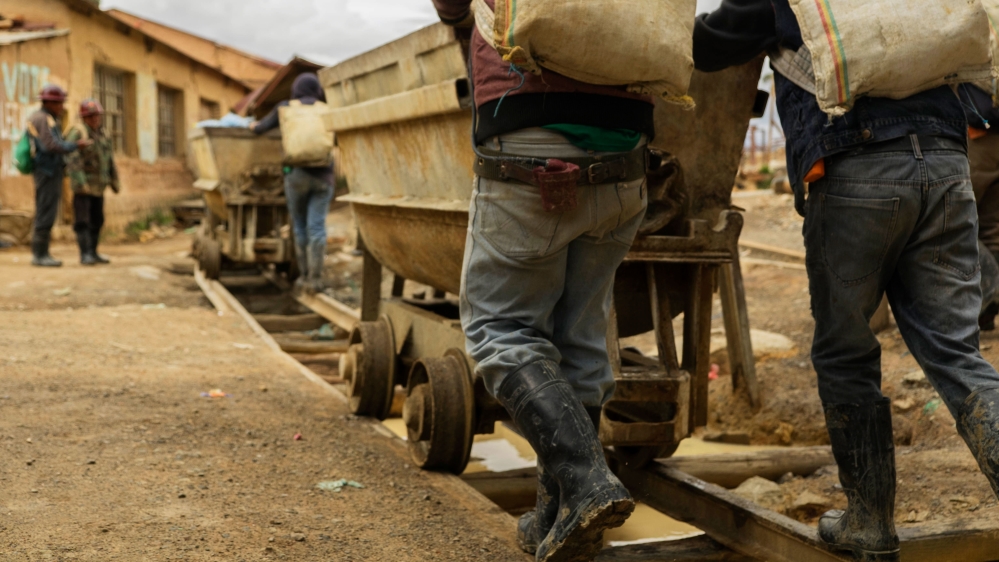 Men dominate the mines and believe in local legends that say women bring bad luck in the mines [Eline van Nes/Al Jazeera]