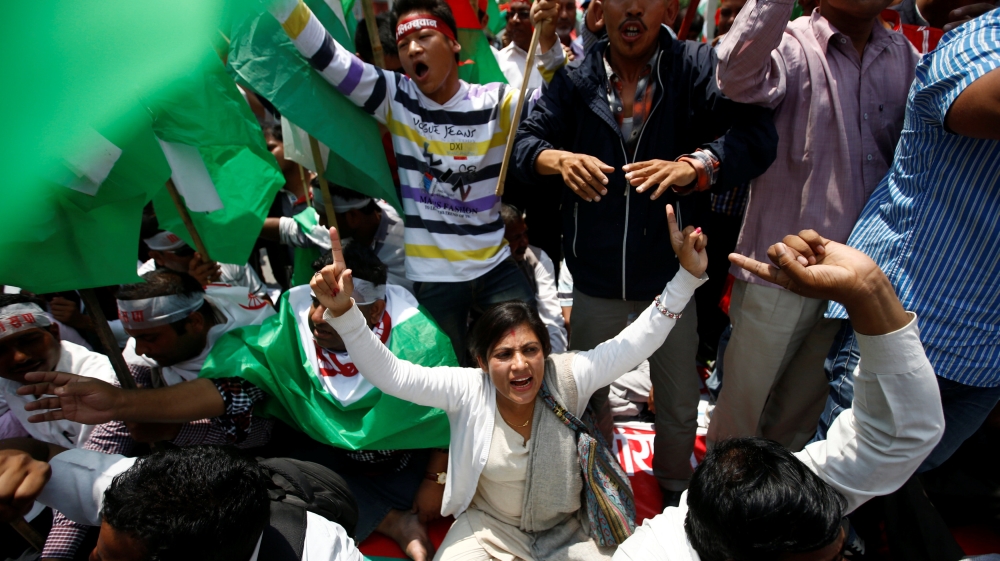 'Why are they afraid of us?' one protester asked [Reuters]