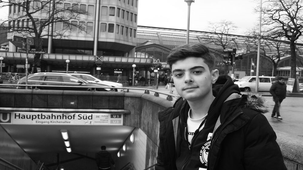 Ahmed, 15, travelled alone across Europe from the Turkish border town of Reyhanli [  Caelainn Hogan/Al Jazeera] 