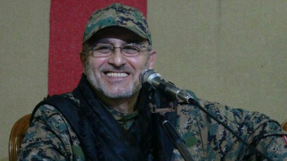  Mustafa Badreddine was buried in Beirut after a funeral procession in a southern suburb of the Lebanese capital   [AP]