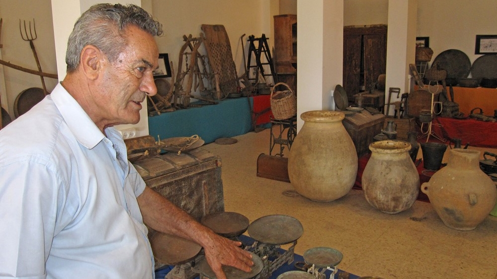 Abu Arab is stocking a museum to commemorate the extinguished way of life in the hundreds of villages such as Saffuriya wiped off the map in 1948 [Jonathan Cook/Al Jazeera]