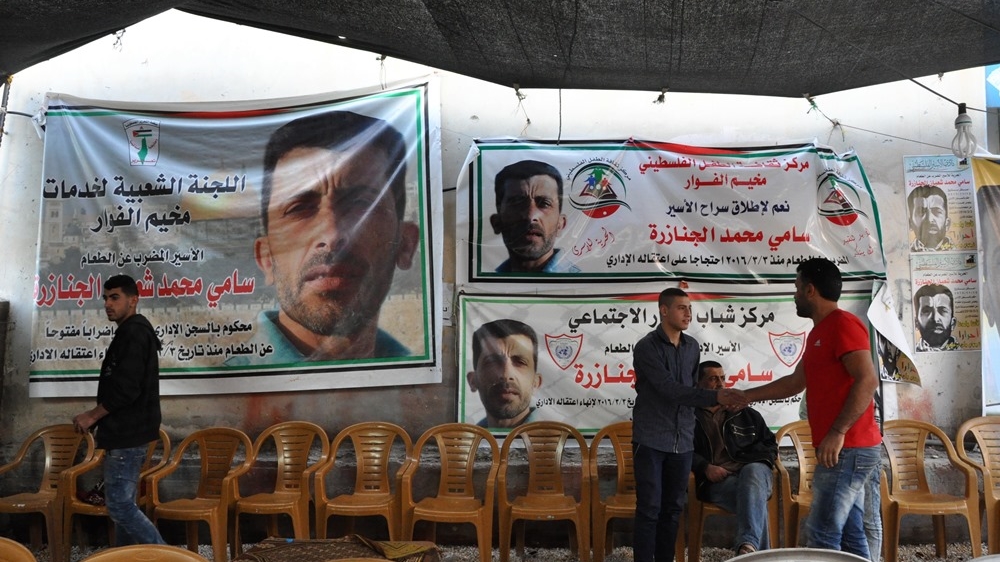 Sami al-Janazreh is one of 750 Palestinians held under administrative detention by Israel, according to prisoners' rights group Addameer [Emily Mulder/Al Jazeera]