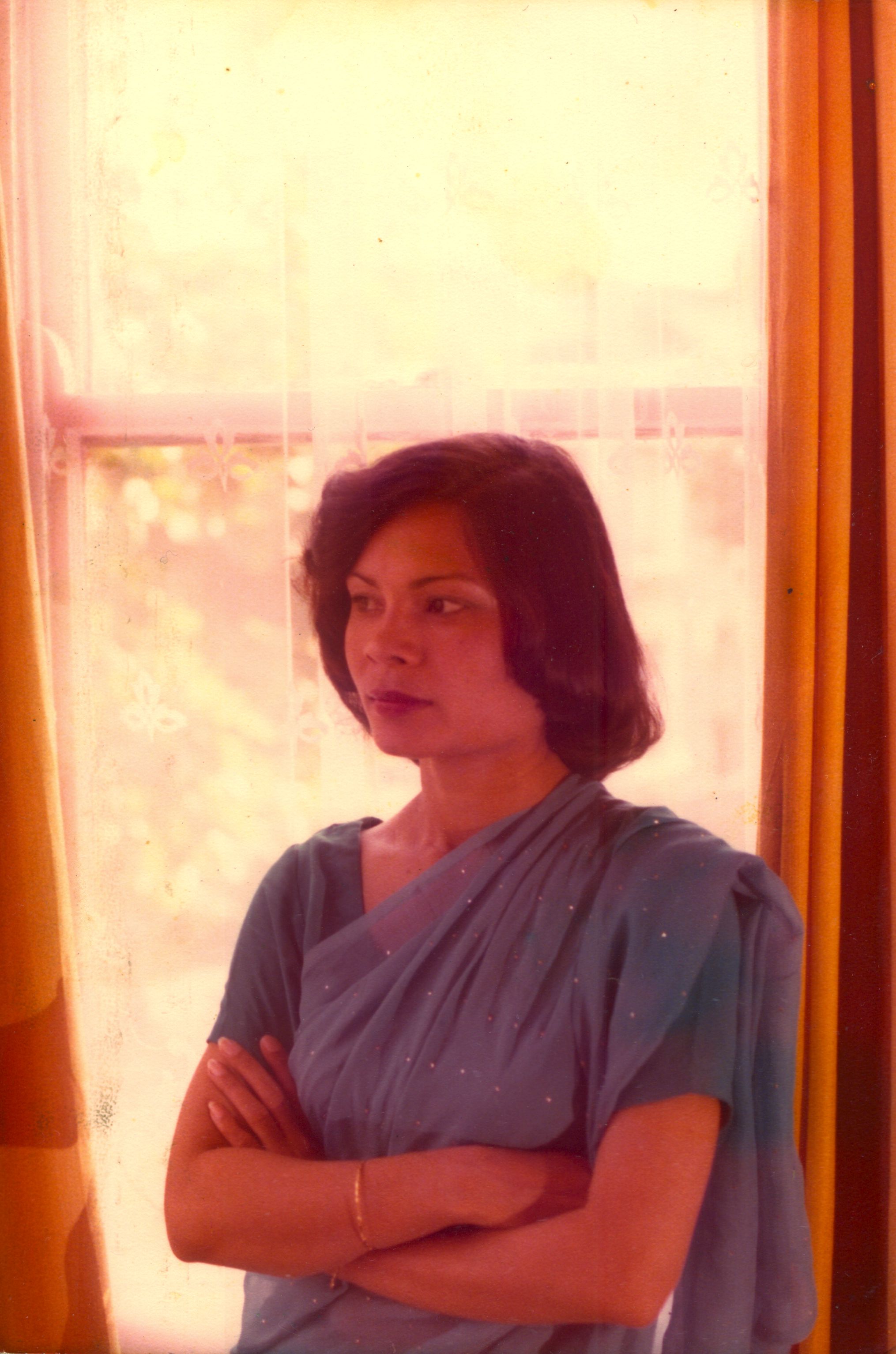  This photograph was taken in the author's parents' home in East Ham, London, in 1977, one year after they moved to the United Kingdom   [Courtesy of Sanam Maher]