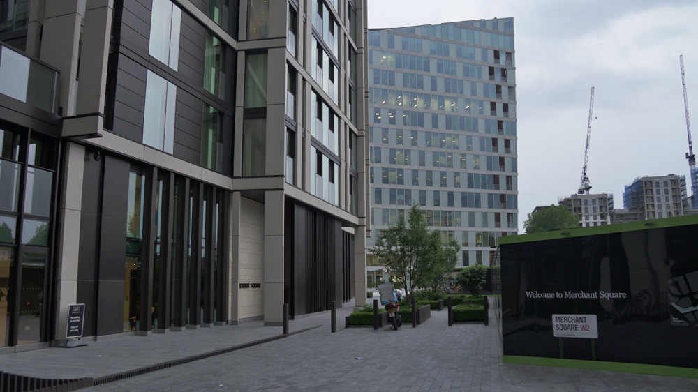 Tareq Abbas purchased a $1.5m luxury two-bedroom flat in Merchant Square East, one of London's many high-end developments [Jason Gwynne/Al Jazeera]