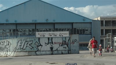 The Greek government plans to evict refugees from the Elliniko camp [Nick Paleologos/SOOC/Al Jazeera]