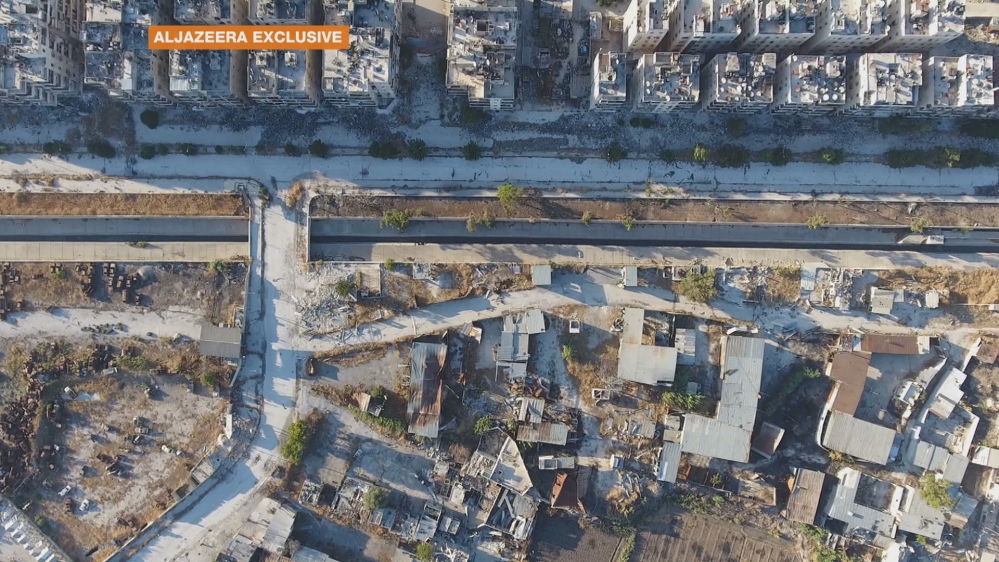 Al Jazeera Exclusive Aleppo Birdseye view