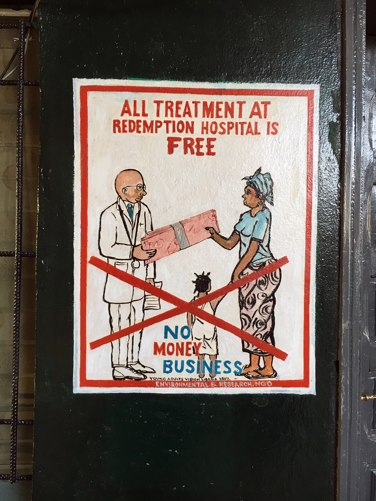 Gibson is currently training two midwives at Redemption Hospital in Monrovia [Dan Boaden/Al Jazeera]