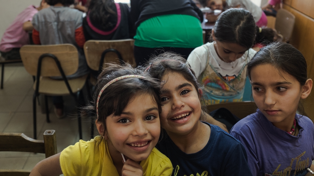 Camp administrators say nearly half of the residents are children [Nick Paleologos/SOOC/Al Jazeera]