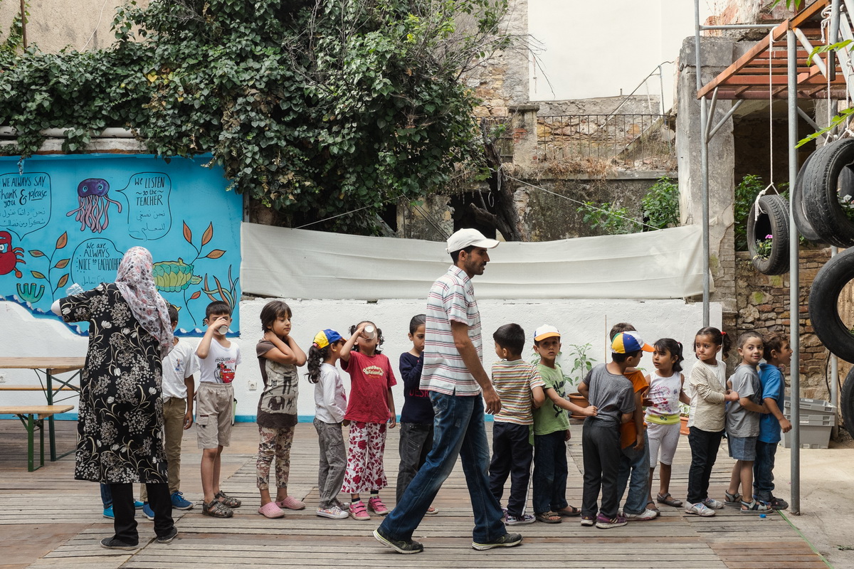 Chios refugee school