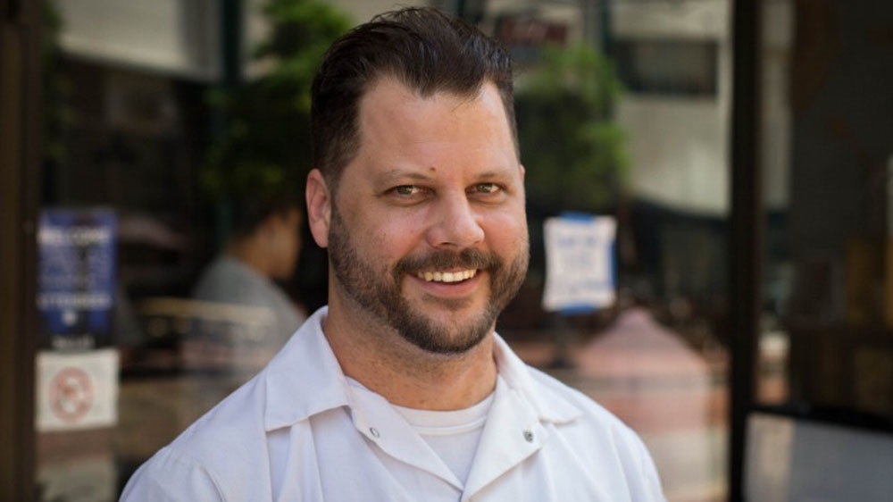 Chad runs a nonprofit cafe in downtown Dallas that provides former juvenile inmates with work experience [Randy R Potts/Al Jazeera]