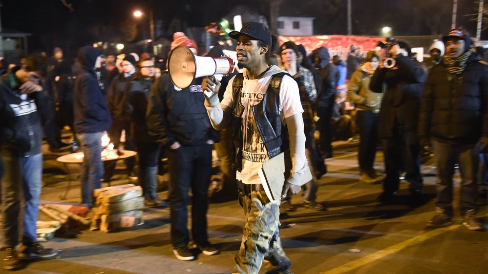 Minneapolis Police shooting demonstration