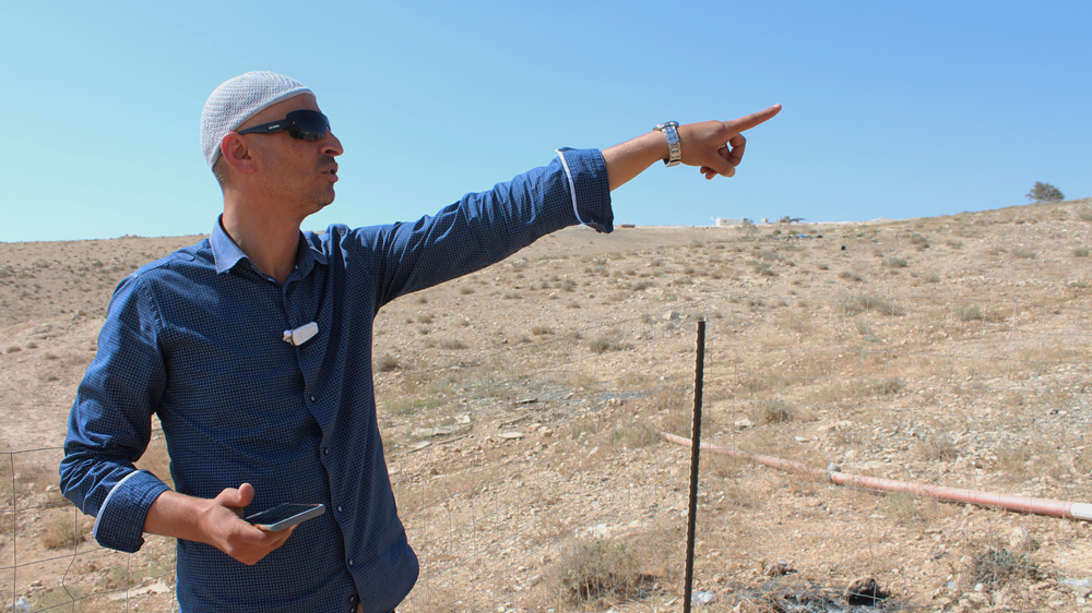 Raed Abu al-Qian has watched development accelerate since Israel's Supreme Court rejected an appeal by Umm al-Hiran residents against their eviction orders [Mary Pelletier/Al Jazeera]
