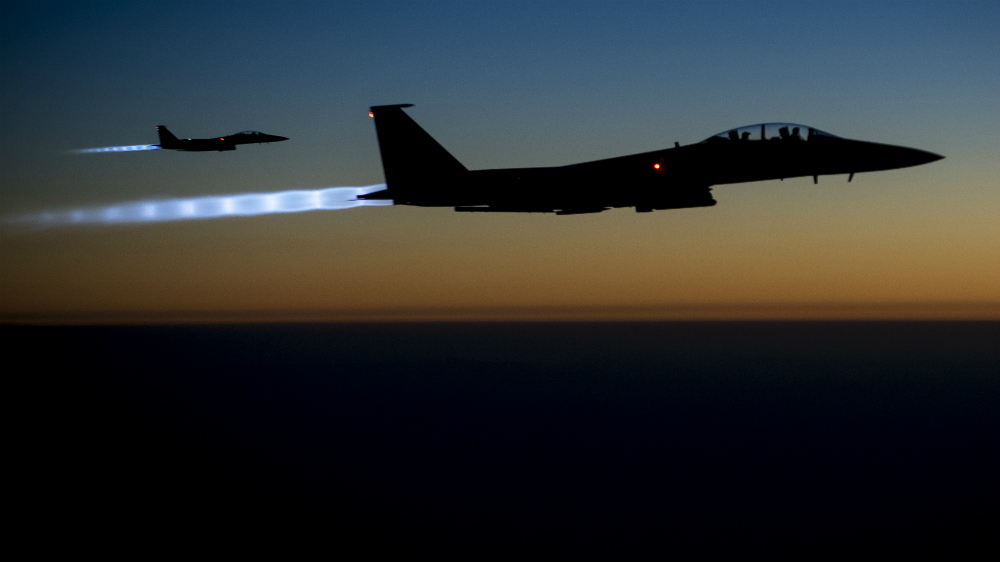 US fighter jets