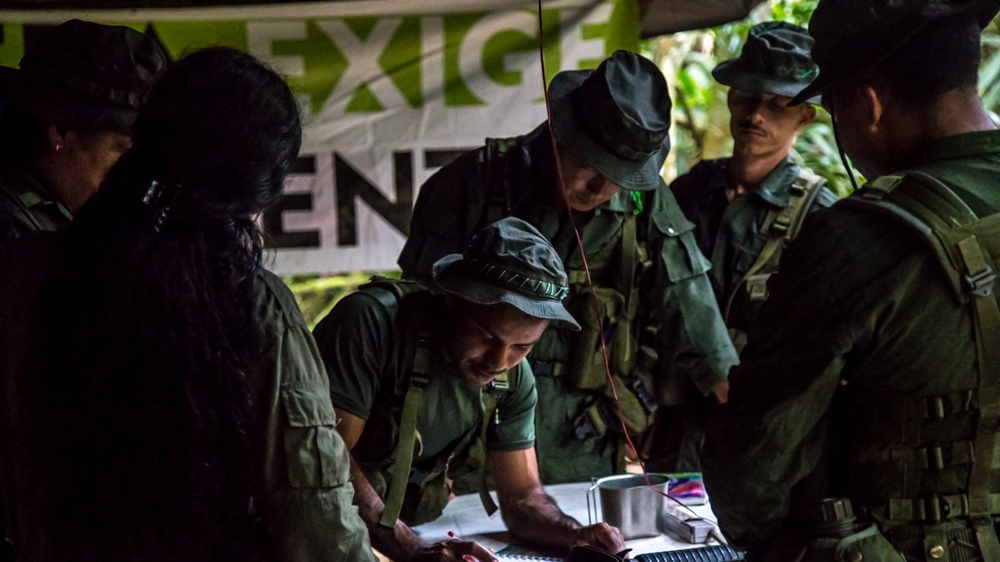 Commanders from the 62nd front [Tomas Ayuso/Al Jazeera] 