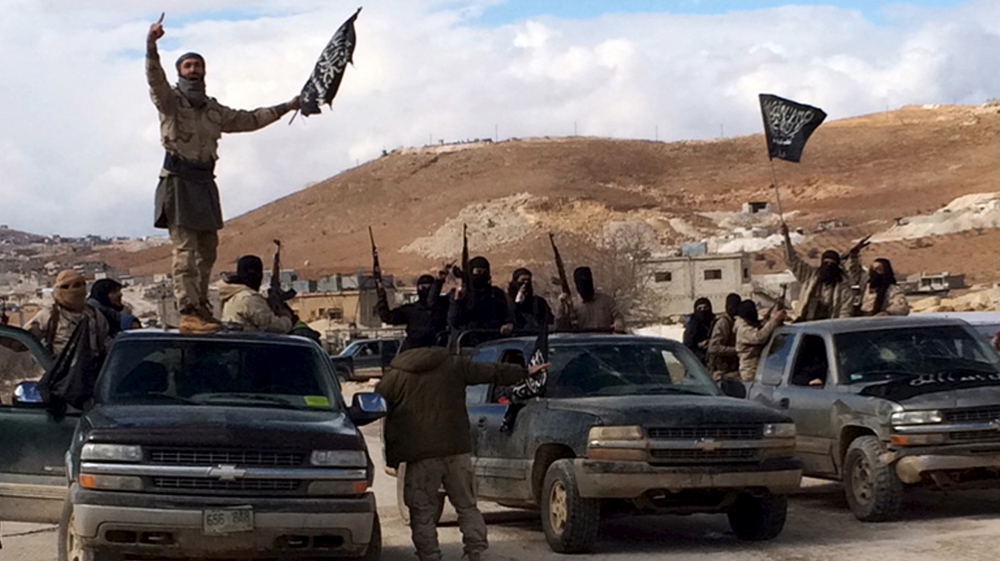 Jabhat Fatah al-Sham fighters in Syria