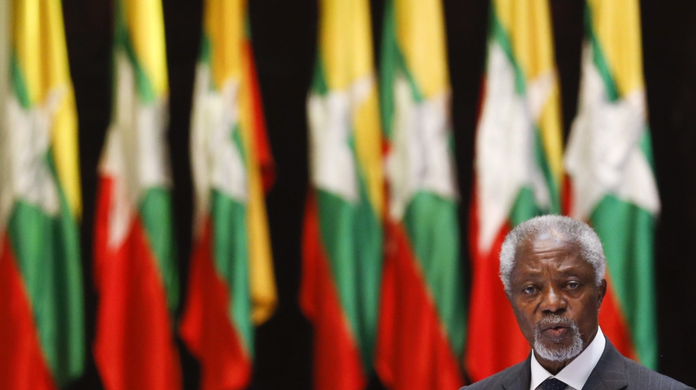 The former UN chief has promised to be impartial in his approach to the conflict [EPA]