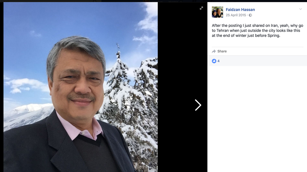 Faidzan Hassan in Iran