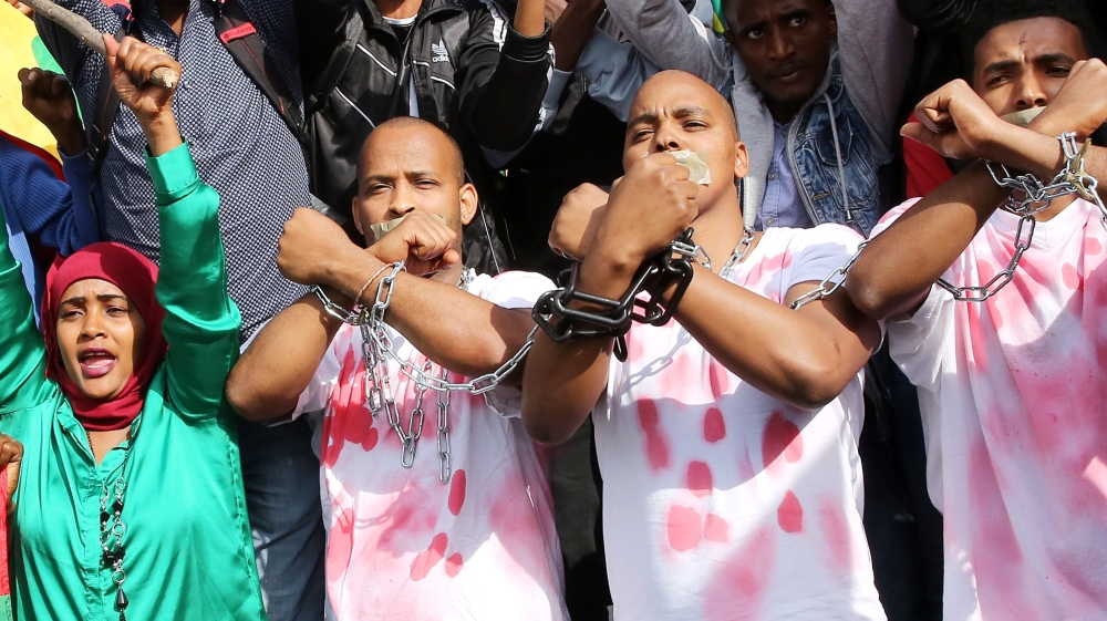 The Oromo, Ethiopia's largest ethnic group, allege systematic persecution [Wolfgang Kumm/ EPA]