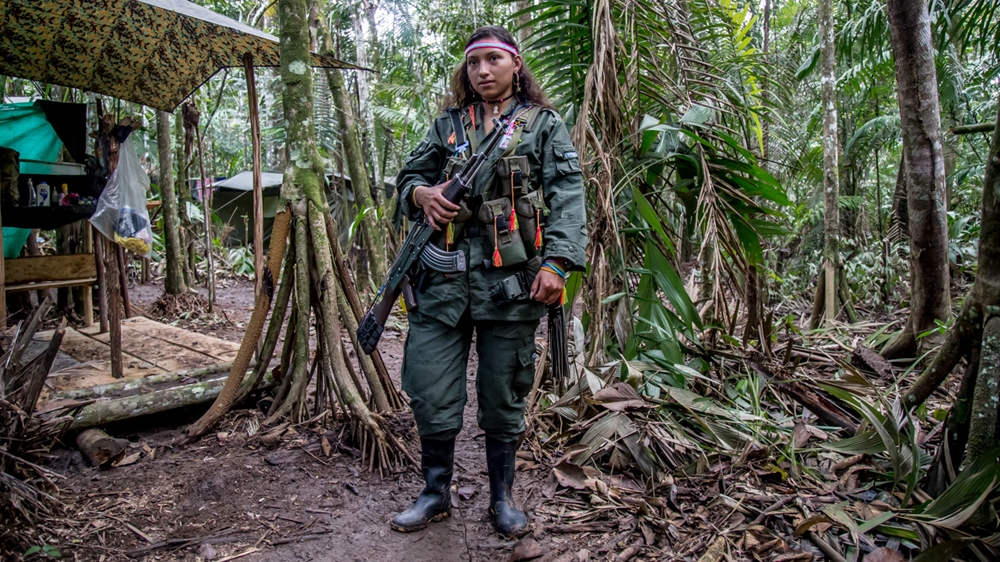 Patricia imagines life after the war [Tomas Ayuso/Al Jazeera] 