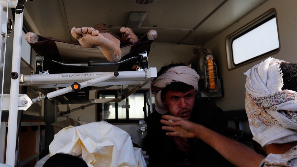 Saturday's Sanaa attack has been condemned by the United Nations, the European Union and the United States [AP]