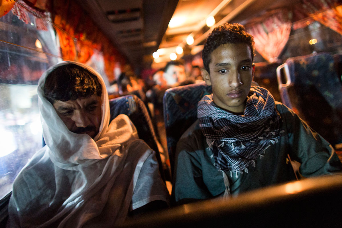 Afghans’ dangerous journey to seek protection