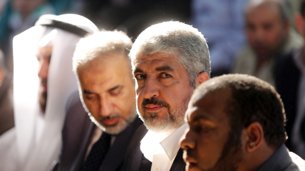 The funeral of the mother of Khaled Mashal, the leader of Hamas