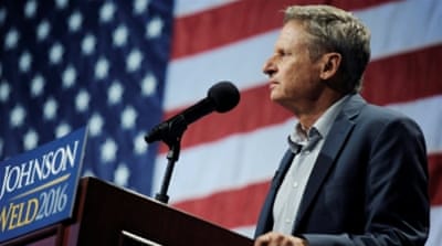 Libertarian presidential candidate Gary Johnson [Reuters]