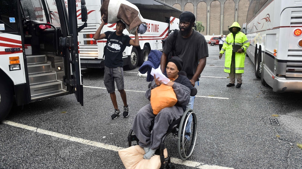 Hurricane Matthew is also threatening US states Georgia and the Carolinas [AFP]