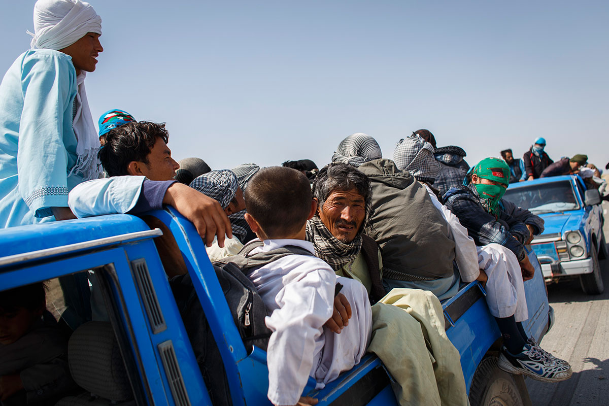 Afghans’ dangerous journey to seek protection