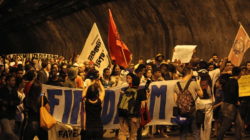 In the face of oppression, residents of Rio's favelas started a protest movement that would shake the Brazilian establishment to the core [Al Jazeera]