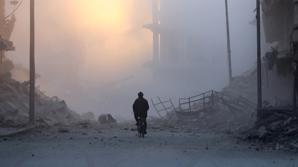 'Everything is dusty these days. The bombing never stops,' Abduljabbar says [Reuters]