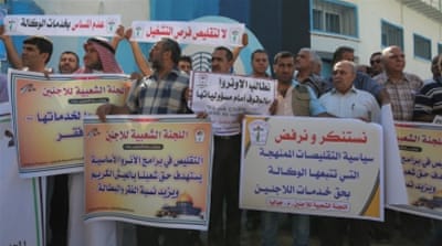 'The numbers of UNRWA's aid recipients have shot up from 80,000 in 2000 to about a million residents in Gaza in 2016' [Ezz Zanoun/Al Jazeera]