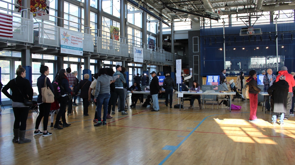 
On Tuesday, polling stations across the city were open from 6am until 9pm and thousands of people queued in line waiting to cast their ballot [Stephanie Ott]
