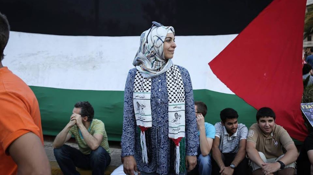 Anna Stamou says she feels troubled when people talk about what a woman chooses to wear - whether it's a pair of shorts or a headscarf [Nick Paleologos/Al Jazeera]