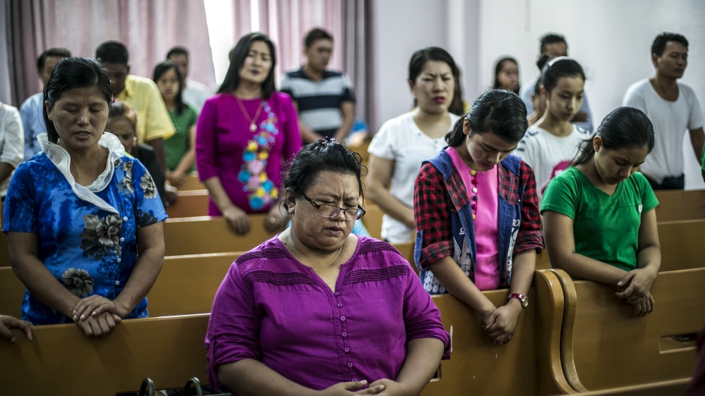 
Pat Jasan is fully funded by local church donations, but thousands of people volunteer their time and resources to help the movement in its fight against local drug use [David Shaw/Al Jazeera]
