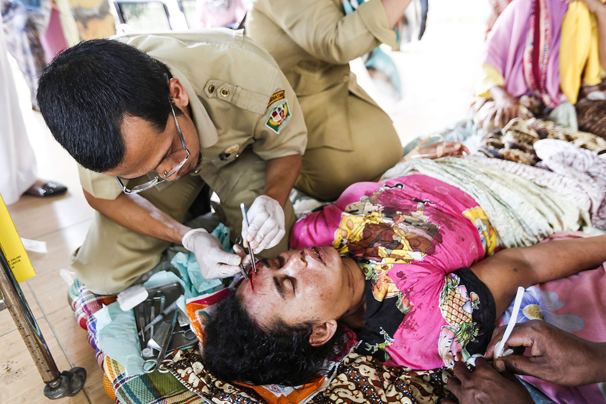 Earthquake in Aceh, Indonesia