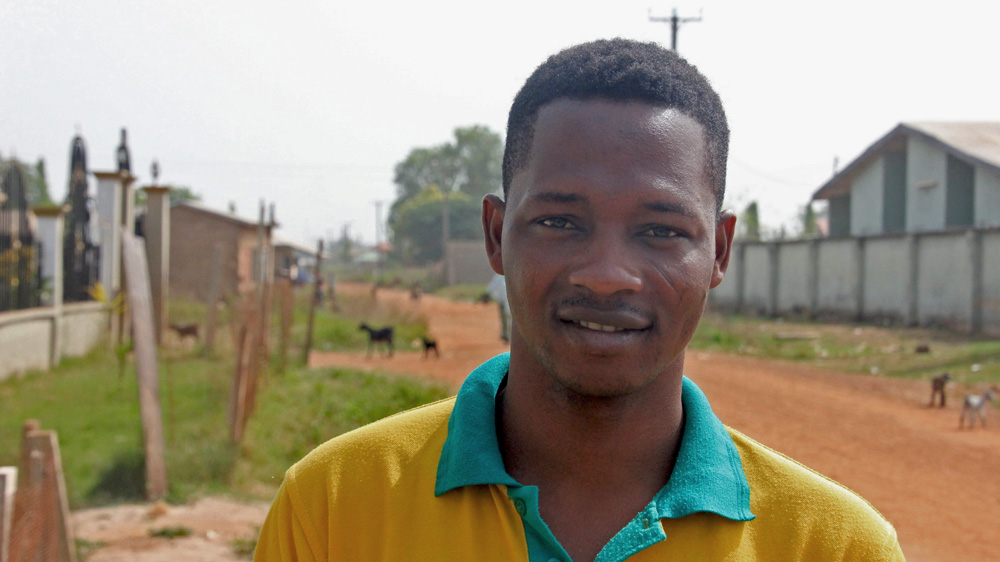 Joseph Gumah, 25, nurse [Brennan Weiss/Al Jazeera]