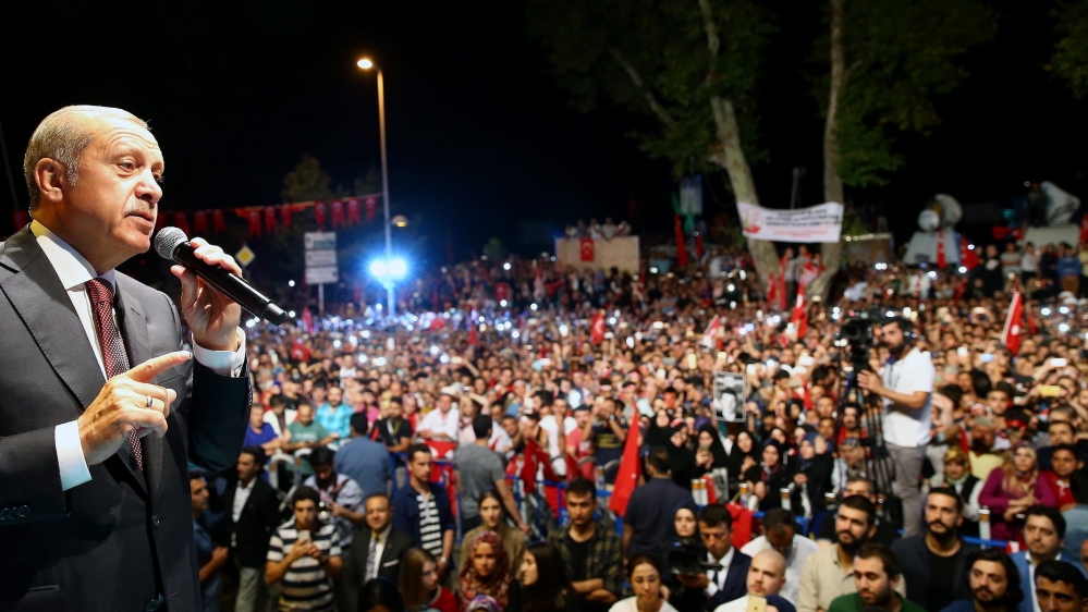 Erdogan became Turkey's first president to be elected by popular vote in 2014  [EPA]