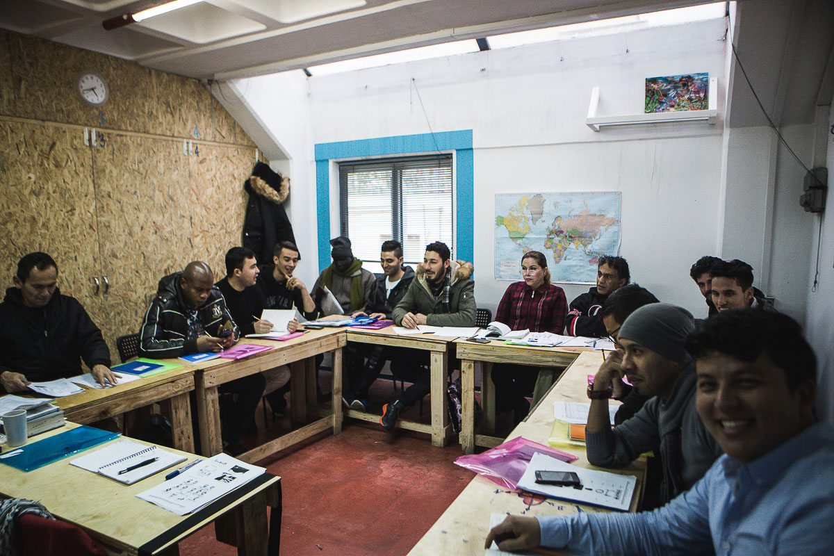 Khora refugee centre - [Nick Paleologos/SOOC/Al Jazeera]