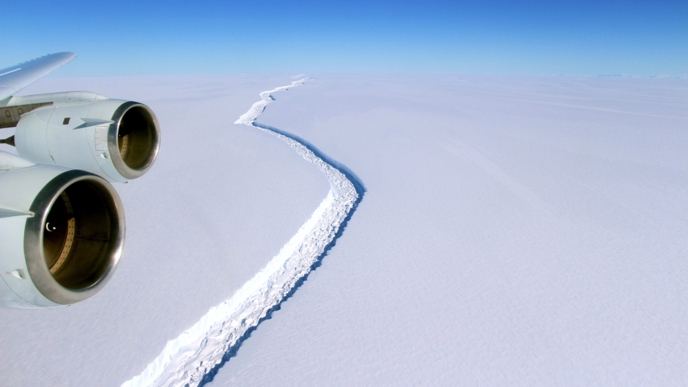 Antarctic iceberg expected to break away