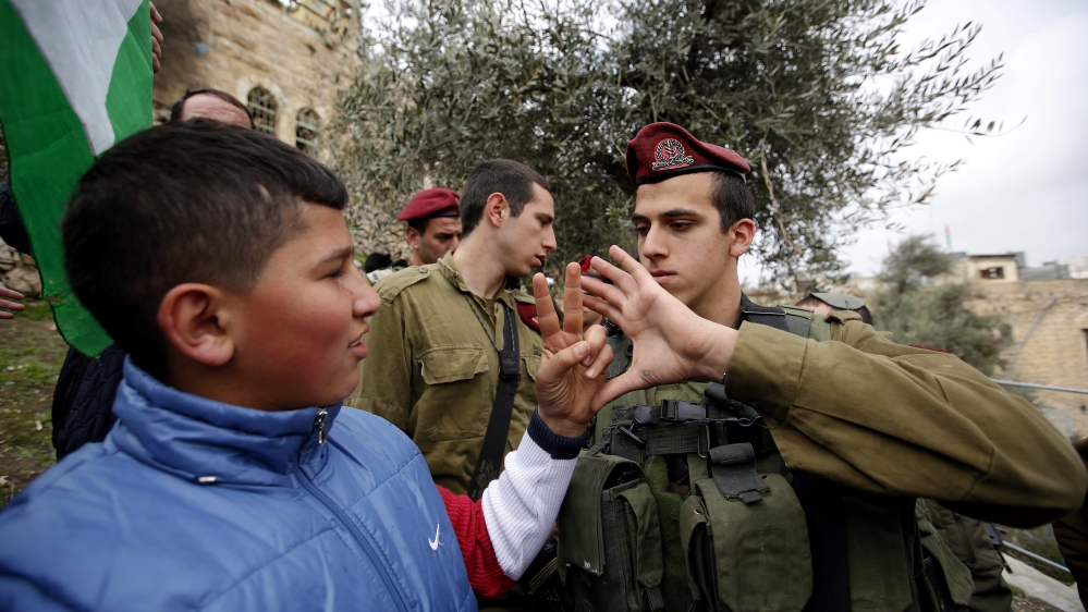 Protest for reopening Shuhada street in West Bank