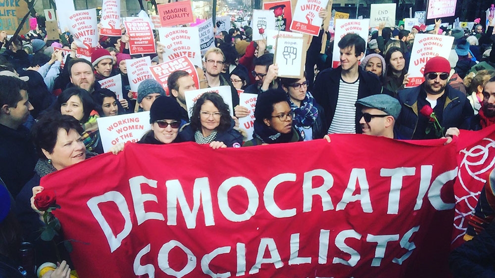 DSA protest photo