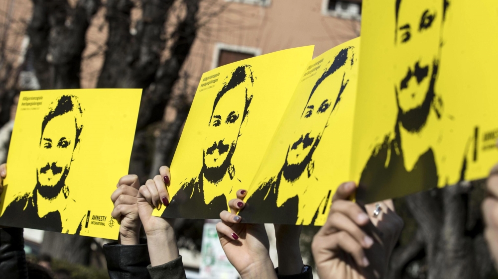 March in memory of Giulio Regeni in Rome