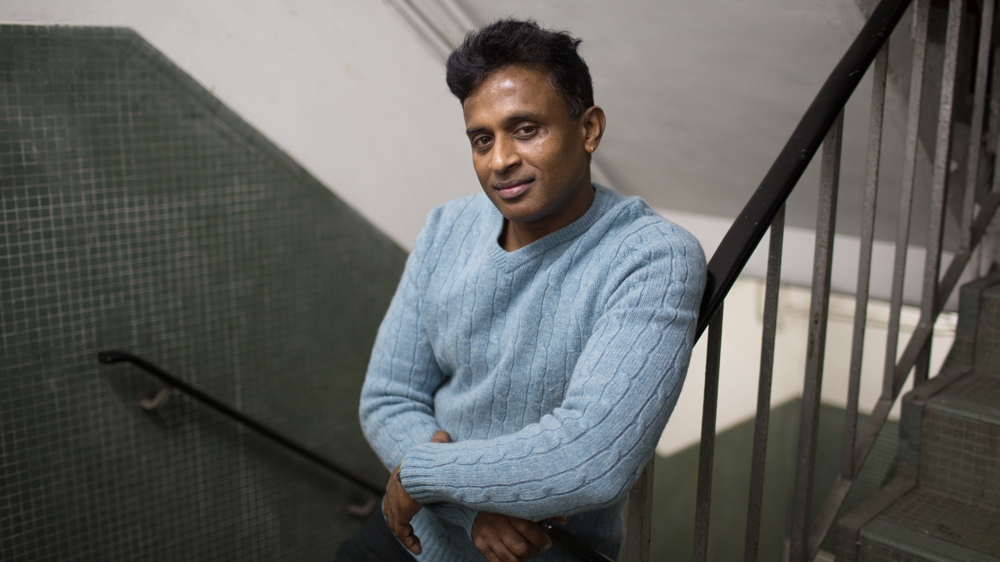 
Kumara, a former soldier, fled Sri Lanka in 2003 during the country's civil war [Maria de la Guardia/Al Jazeera] 
