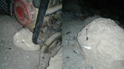 The most dangerous kind of IEDs are those disguised as rocks or bricks, according to an SMAC team member [SMAC/Al Jazeera] 