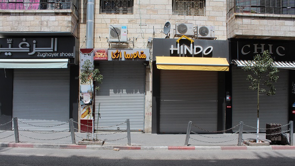 Almost every business was closed in the occupied territories [Nigel Wilson/Al Jazeera]
Fatah called for the general strike to include 
