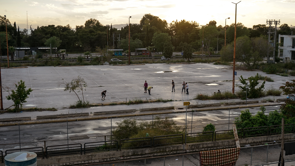 Elliniko refugee camp 13