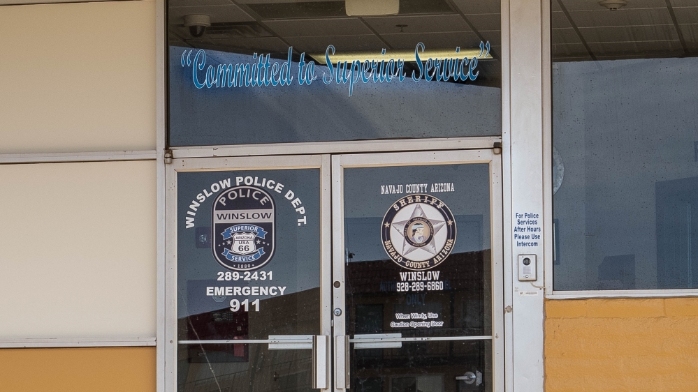 The Winslow Police Department officer who killed Tsingine had been an officer for three years and had a history of excessive force [Creede Newton/Al Jazeera]