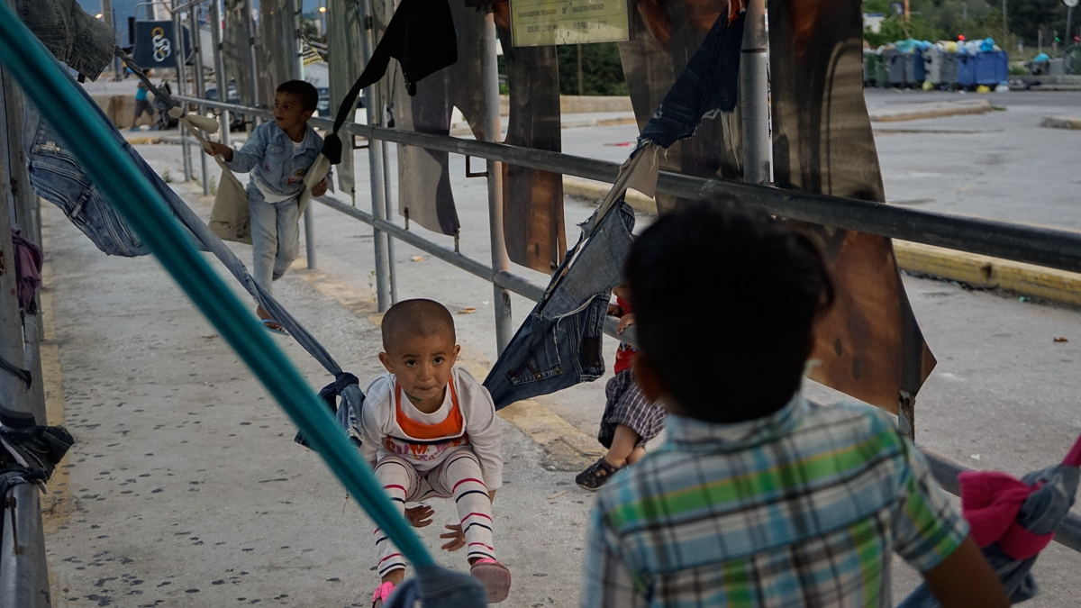 Elliniko refugee camp 6